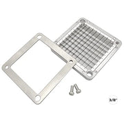 TUNTROL 3/8" Stainless Steel Replacement Blade for Commercial Vegetable Chopper Dicer Fruit Cutter, Interchangeable Blade Block Set Pusher Block - Kitchen Parts America