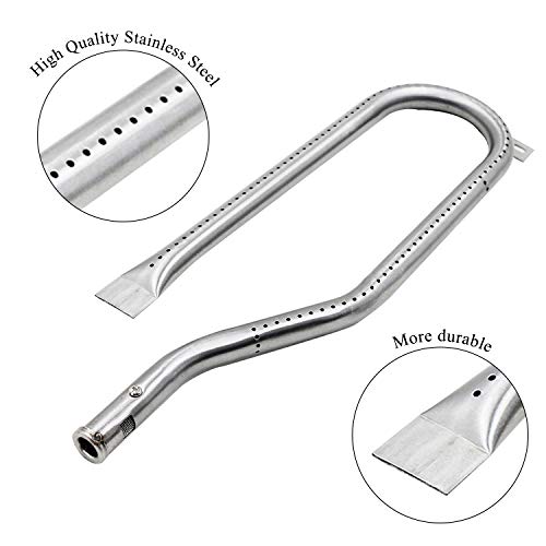 Hisencn Repair kit Replacement for Jenn Air 720-0337, 7200337, 720 0337 Gas Grill Model, 4pack Stainless Steel Burners Pipe Tube, Heat Plates Sheild Tent, Set of 3 Grill Cooking Grid Grates - Grill Parts America