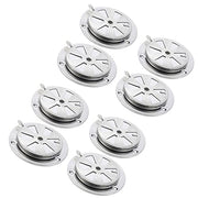 TEAMWILL 8PCS Replacement Parts -BBQ Grill Smoker Exhaust Vent Stove Air Vent Damper - Grill Parts America