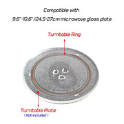 LoveDeal Microwave Turntable Ring 7 Inch, Small Microwave Oven Turntable Plate Roller Support Wheel Ring, Replacement Inner Ring, Rotating Tray Support Holder, Roller Height 0.55"/14MM (2PCS, Brown) - Grill Parts America