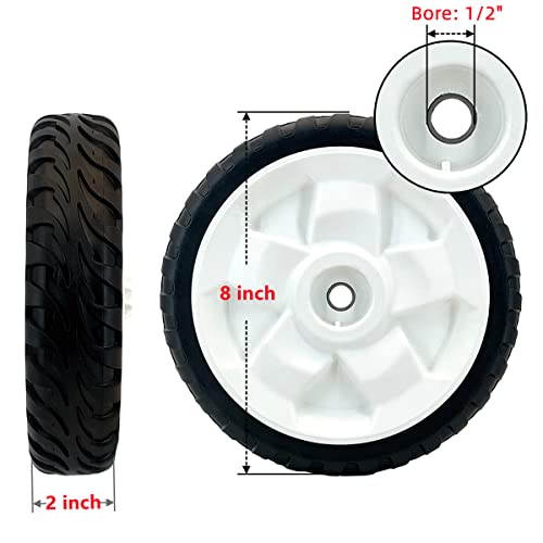 Cluparis 115-4695 Drive Wheel Replacement Tor o 8" Wheel Gear Assembly for 22"/55 cm RWD Recycler Push Lawn Mower 2 Pack - Grill Parts America