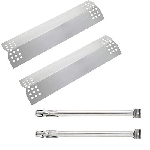 Hisencn Repair Kit Replacement for Kitchen Aid 720-0819 720-0787D 720-0819G 720-0953 720-0953A 730-0953 Gas Grill Model, Stainless Steel 16.5 inch Grill Burners Tube, Heat Plate Tent Shield Deflector - Grill Parts America