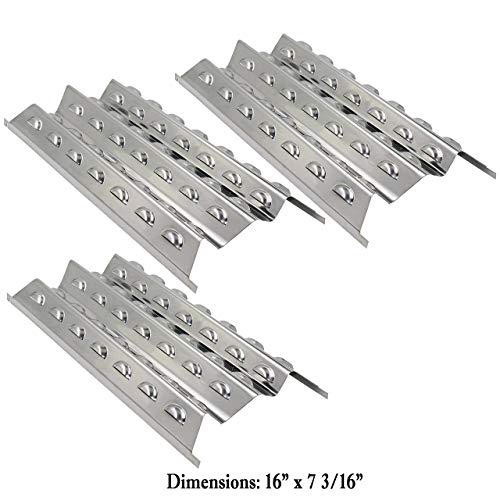 Hisencn Replacement Stainless Steel Parts for Perfect Flame 3019L, Perfect Flame 3019LNG Gas Grill Models Stainless Steel Replacement Grill Burner & Heat Plate Repair Kit - Grill Parts America