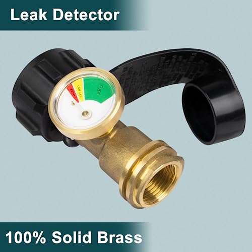 GASPRO Propane Tank Gauge Level Indicator, Accurate Propane Gauge for Propane Tanks, Cylinder, RV Camper, Gas Grill and More, Tool-Free Installation, 2 Pack - Grill Parts America