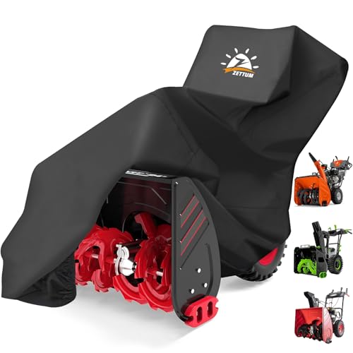 Zettum Snow Blower Cover 600D Snowblower Covers Waterproof Heavy Duty