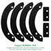POSEAGLE 06720-V10-020 Auger Rubber Kit with 76322-V10-020 Scraper Blade Replaces Honda HS520 Paddles, Honda HS520 Paddle Kit, Honda HS720 Paddles for Honda HS520, HS720, 20 inch Snow Blowers - Grill Parts America