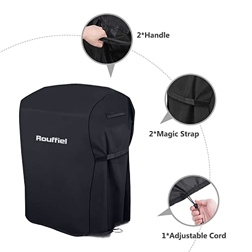 Rouffiel Gas Grill Covers, 30 inch BBQ Grill Cover 600D Heavy Duty Waterproof, Outdoor Barbecue Cover Non-Fade and Rip Proof Fits Grills of Weber, Char-Broil - Grill Parts America