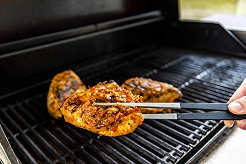 Char-Broil 8586712R06 Culinary Tweezer Tongs, Silver - Grill Parts America