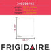 Frigidaire 240350702 Refrigerator Upper Crisper Pan Cover - Grill Parts America