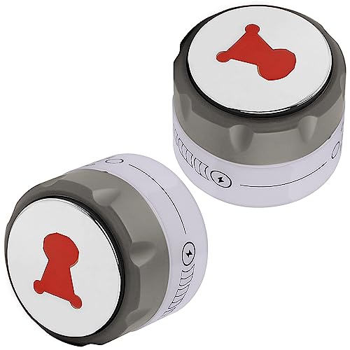 NOVINO 91538 Lighted Control Knobs for Weber Summit Grill 2012+ 400/600 Series E-470 670, S-460 470 660 670, 2-Pack Main Burner Lighted Control knob - Grill Parts America