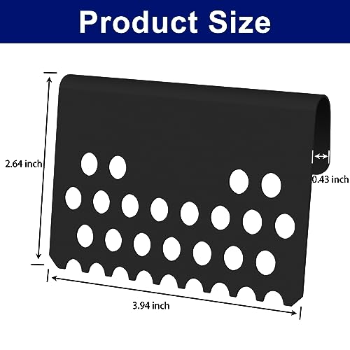 Griddle Grease Gate, Stainless Steel Rear Food Filter Mesh Screen Blocks, Grill Grease Trap Blocker with Screws for Blackstone Flat Top Griddle and Other Grills - Grill Parts America
