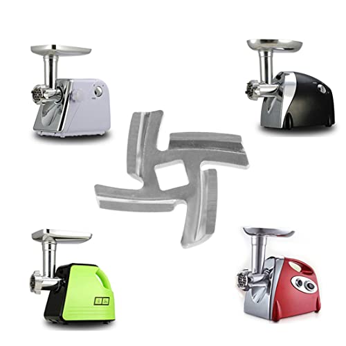 MDYNI 4 Pieces Meat Grinder Blade Spare Parts Stainless Steel Meat Chopper Replacement Meat Grinder Accessories for Grinders Mincers - Kitchen Parts America