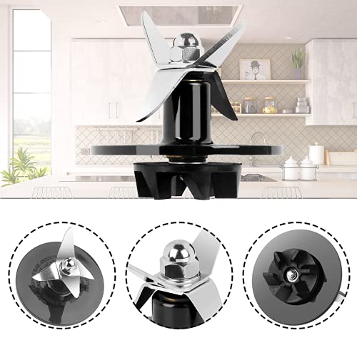 Replacement Parts Blender Blade Assembly with 3 Pieces Blender Gaskets，Fit for Cuisinart CBT-500, SB5600, CB600 - Kitchen Parts America