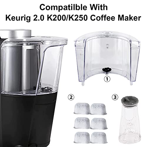 Anbige Replacement Parts 40 oz Water Reservoir,Compatible with Keurig 2.0 K200/K250 Brewing Systems - Kitchen Parts America