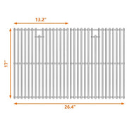 Hisencn 17 inch Cooking Grates for Home Depot Nexgrill 720-0830H, 720-0830D, 720-0783E, 720-0783C, fits for Kenmore, Uniflame Gas Grils, 17" Stainless Steel Cooking Grids Grill Replacement - Grill Parts America