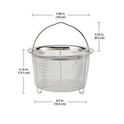 Instant Pot Official Large Mesh Steamer Basket, Stainless Steel - Kitchen Parts America
