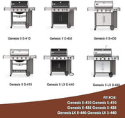 QuliMetal 18.7" Cooking Grates for Weber Genesis II 400 and Genesis II LX 400 Series, Genesis ll LX 400 Series Gas Grills, Replacement for Weber 66089 - Grill Parts America