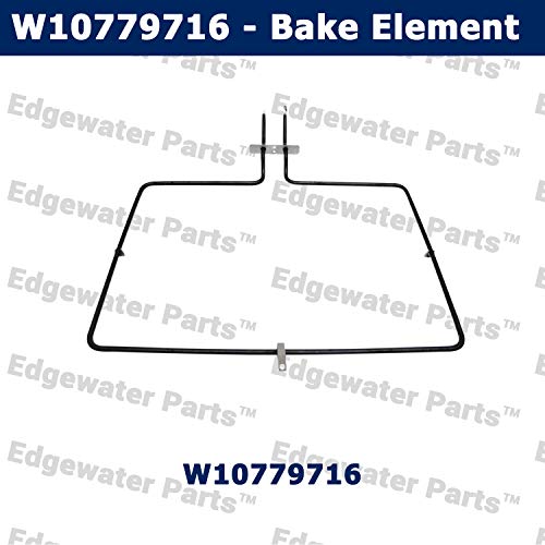 Edgewater Parts W10779716 Bake Element for Range Ovens, Compatible with Whirlpool, KitchenAid, Maytag, and Jenn-Air Fits Model# (JDS, JES, JIS, KER, KFE, KSE, MER) - Grill Parts America