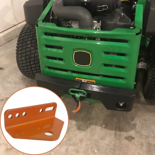 Universal Zero Turn Mower Trailer Hitch - 3/16'' Thick and Heavy Duty Steel Lawn Trailer Hitch Mount (3"-5"), Mounting Hardware Included - Grill Parts America