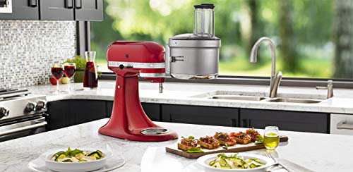 KitchenAid KSM2FPA Food Processor Attachment, Dicing Kit, Silver ...