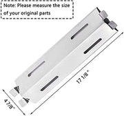 Hisencn Grill Replacement Parts for Members Mark GR2039201-MM-00, 17 inch Heat Plates, Grill Burners Replacement for Bakers and Chefs ST1017-012939 SAMS Club and Grill Chef BIG-8116, Uniflame (8 Pack) - Grill Parts America