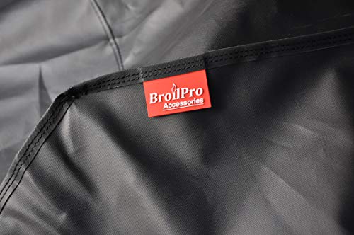BroilPro Accessories GC1000 65" Smoker Cover, Heavy Duty Weather-Resistant Polyester Material - Grill Parts America