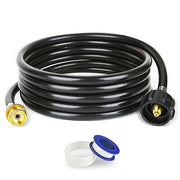 GASPOWOR 12FT Propane Hose Adapter 1lb to 20lb, High Pressure Propane Adapter Hose,Propane Tank Adapter,Propane Converter Hose for Propane Grill, Camping Stove, Buddy Heate, Portable Heaters, Griddle - Grill Parts America