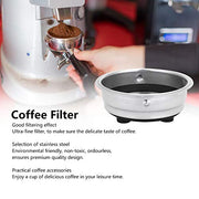 Coffee Filter Basket, Detachable Coffee Filter Cups Strainer, Stainless Steel Coffee Machine Filter Accessory for Home Office(1) - Kitchen Parts America