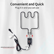SUONA Grill Heating Element and Electric Smoker for Masterbuilt 1500 Watt Heating Element with Adjustable Thermostat Cord Controller Replacement Parts for Masterbuilt Smokers & Turkey Fryers - Grill Parts America