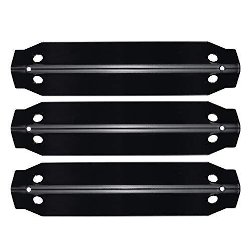 Hisencn Grill Heat Plates for Dyna Glo 3-Burner Grill Replacement Parts, for Dyna-Glo DGC310CNP-D, DGC310RNP-D, DGC310BNP-D Grill Models, Porcelain-Enameled Steel Heat Shield Tent Parts, 3 Pack - Grill Parts America
