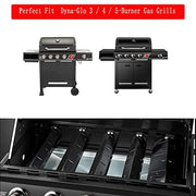 Grill Heat Plate Replacement for Dyna-Glo 5 Burner DGH474CRP DGH483CRP DGH485CRP, Dyna-Glo 4 Burner DGH450CRP Grills, Porcelain Steel Heat Plate, 5 Pack - Grill Parts America