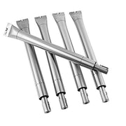 BBQration Stainless Steel Replacement Kit for Broil King 9635-84, 5-Pack 15 7/8" Heat Plates Shield and 15 13/16" Tube-in-Tube Burner Replacement for Broil King Baron 9615-54, 9235-27 and More - Grill Parts America