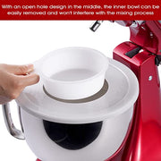 Mixer Bowl Cover for KitchenAid Tilt-Head 4.5-5 Quart Stand Mixer, Mixer Assecories Bowl Covers to Prevent Ingredients from Spilling, Mixer Lid Splash Guard, Open Hole Design in The Middle (2 Pack) - Kitchen Parts America