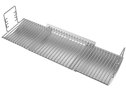 Adjustable Ash Pan Replacement Parts for Char-griller 200048 1224 2121 2123 2828 2222,Charbroil 17302056 19302056 Charcoal Grill Accessories, Oklahoma Joe's 19302087, Royal Gourmet CC1830F Grill Parts - Grill Parts America