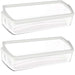 KITCHEN BASICS 101 W10321304 Replacement Refrigerator Door Bin for Whirlpool AP6019471, 2179575, 2179607, 2171046, 2171047, 2179574, AP4700047, PS3489569,2304235 (2) - Grill Parts America