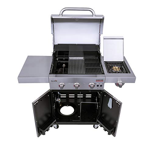 Char-Broil 463342620 Signature TRU Infrared 3-Burner Cabinet Style Gas Grill, Stainless Steel - Grill Parts America