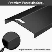 SHINESTAR 15" Grill Heat Plate, Grill Replacement Part for Dyna-Glo, Backyard & Uniflame Grill, DGF510SBP, DGF493BNP, BY15-101-001-02, BY13-101-001-13, Porcelain Steel, 4-Pack, 15" x 3-13/16" - Grill Parts America