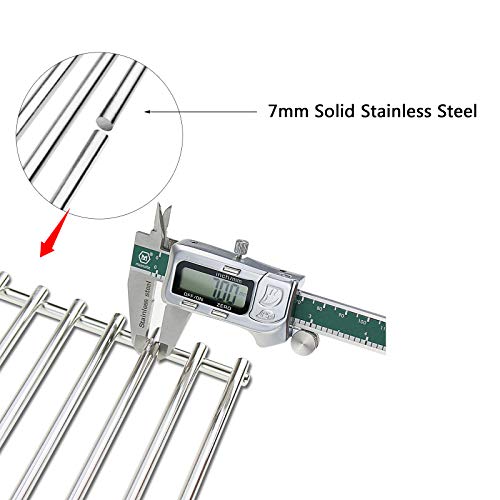 Uniflasy Grill Cooking Grate for Nexgrill 4-5 Burner Grills 720-0830H 720-0783E 720-0697 720-0773 720-0888 720-0783C Grill Parts Master Forge 1010037, 17 1/4 Inch - Grill Parts America