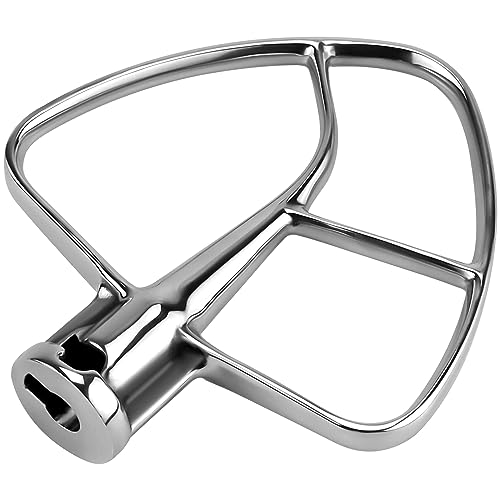 Flat Beater K45B Kitchen Mixer Aid Paddle Stainless Steel for 4.5 Quart Stainless Steel Bowl,Tilt-Head Stand Mixer Beater 1-year warranty - Grill Parts America