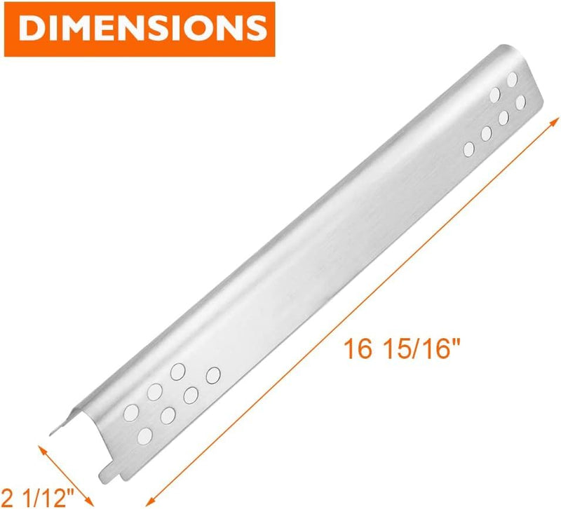 BBQ Future Grill Replacement Part Kit for Charbroil Performance 2 Burner Gas Grills 463673519 463377319 463625217 463673017 463673517, Heat Plates & Burners & Crossover Tube & Ignitor Set - Grill Parts America