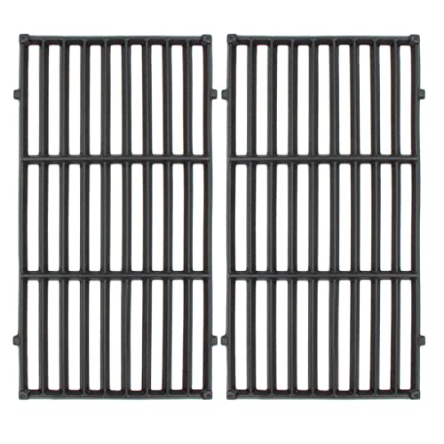 Hongso 17.5" Cast Iron Grill Grates Replacement Parts for Weber Spirit 200 Series, Spirit E-210 S-210, Spirit II 210 Series (2017 and Newer) Gas Grills (with Front-Mounted Control Panels), 7637 PCG637 - Grill Parts America