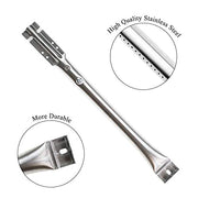 Hisencn Gas Grill Repair for Kenmore 122.16134 122.16134110 Nexgrill 720-0719BL 720-0773, 720-0783 Tera Gear 1010007A Grill Straight Burner Pipe Tubes Heat Tents Heat Plate Shield Replacement Parts - Grill Parts America