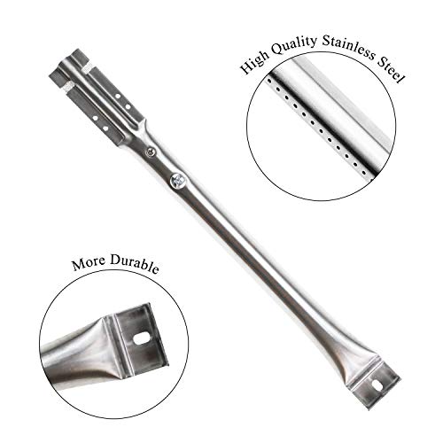 Hisencn Gas Grill Repair for Kenmore 122.16134 122.16134110 Nexgrill 720-0719BL 720-0773, 720-0783 Tera Gear 1010007A Grill Straight Burner Pipe Tubes Heat Tents Heat Plate Shield Replacement Parts - Grill Parts America