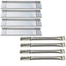 Brinkmann Set of Four Stainless Steel Heat Plates and Four Burners for Grill Master and Uberhaus Gas Grill Models - Grill Parts America