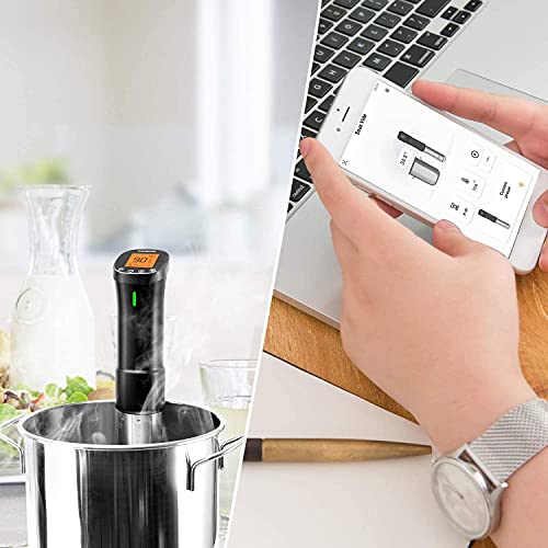 Sous Vide Cooker| Inkbird Wifi Sous Vide Mchine Precision Cooker, 1000W Immersion Circulator with Recipes,Timer | Ultra-Quiet : ISV-200W - Kitchen Parts America