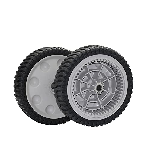 Cluparis Front Drive Wheels Replaces for MTD Troy-Bilt Lawn Mowers for 734-04018C,734-04018B, 734-04018A,12AV569Q597 (pack of 2) - Grill Parts America