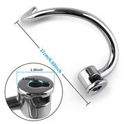 LMEI Replacement Parts KSMC7QDH Stainless Steel Spiral Dough Hook,Compatible with KitchenAid 7 and 8 Quart Commercial Stand Mixers - Kitchen Parts America