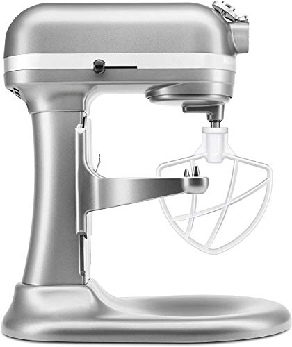 Coated Flat Beater for KitchenAid 6 quart Bowl-Lift Stand Mixer - Efficient Metal Mixing Attachments for Kitchenaid, for Baking - Pastry, Pasta Dough, Mixing Accessory - Kitchen Parts America
