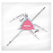 DOITOOL Stainles Steel Air Fryer Fork, Air Fryer Accessories Replacement Parts, Roast Chicken Fork Fish Meat Grilling Fork for BBQ Home Kitchen Outdoor, 9.8"L x 1.9"W - Grill Parts America