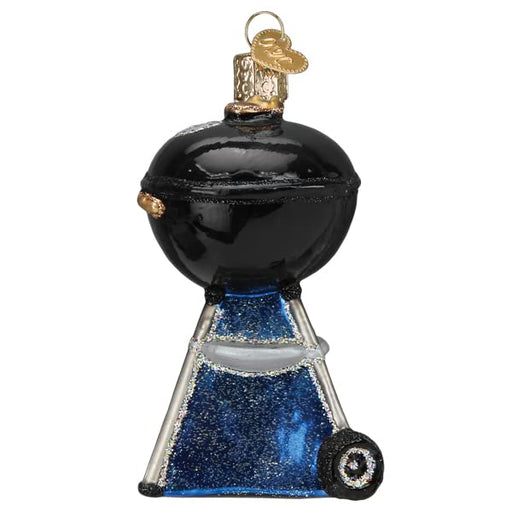 Old World Christmas Black Classic Barbecue Glass Blown Ornaments for Christmas Tree - Grill Parts America